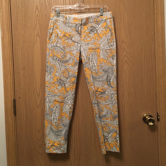J. Crew Pants - J CREW Printed Skimmer Pants